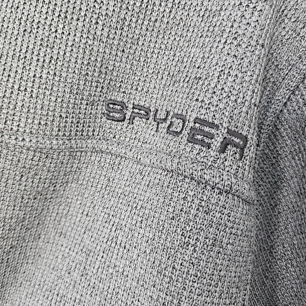 Spyder Men’s Full Zip Performance Jacket Gray Black NWT - XXL & L - Picture 12 of 16